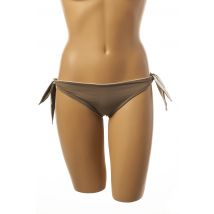 TESSY - Bas de maillot de bain marron en polyamide - Femme - Taille 44 - Modz