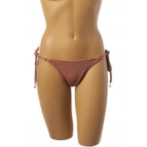 SEAFOLLY - Bas de maillot de bain marron en nylon - Femme - Taille 40 - Modz