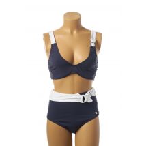 BORABORA - Maillot de bain 2 pièces bleu en polyamide - Femme - Taille 38 - Modz