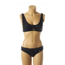 BORABORA - Maillot de bain 2 pièces noir en polyamide - Femme - Taille 40 - Modz