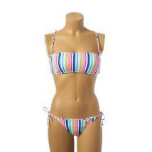 BORABORA - Maillot de bain 2 pièces bleu en polyamide - Femme - Taille TU - Modz