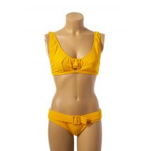 BORABORA - Maillot de bain 2 pièces jaune en polyamide pour femme - Taille 44 - Modz