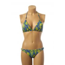 DAG ADOM - Maillot de bain 2 pièces vert en polyamide - Femme - Taille 38 - Modz