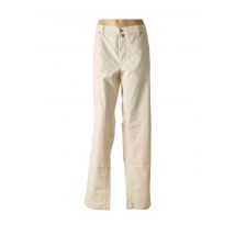 PIERRE CARDIN - Pantalon droit beige en coton - Femme - Taille TU - Modz
