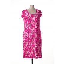 ANNE KELLY - Robe mi-longue rose en viscose pour femme - Taille 46 - Modz