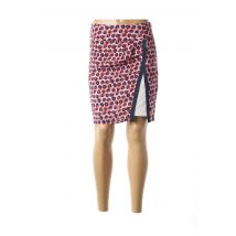 ET COMPAGNIE - Jupe courte orange en viscose - Femme - Taille 36 - Modz