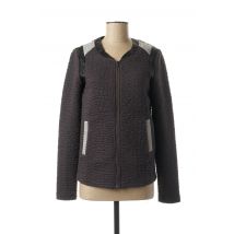 ANNA SCOTT - Veste casual gris en polyester - Femme - Taille 36 - Modz
