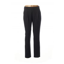 LENNY B - Pantalon droit noir en polyester - Femme - Taille 40 - Modz