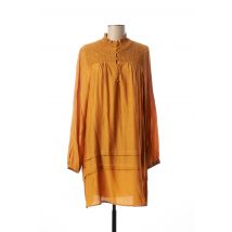 CREAM - Robe mi-longue orange en viscose - Femme - Taille 40 - Modz