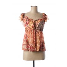 MARKUP - Blouse orange en polyester - Femme - Taille 40 - Modz