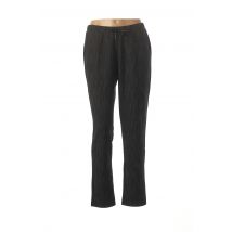 KOKOMARINA - Pantalon droit noir en polyester - Femme - Taille 40 - Modz