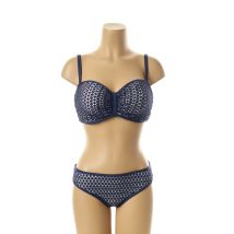PANACHE - Maillot de bain 2 pièces bleu en polyester - Femme - Taille TU - Modz
