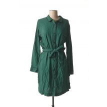 MY SUNDAY MORNING - Robe mi-longue vert en viscose - Femme - Taille 38 - Modz
