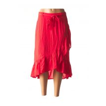 MINIMUM - Jupe mi-longue rouge en viscose pour femme - Taille 38 - Modz