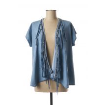 ANNA SCOTT - Veste casual bleu en coton - Femme - Taille 36 - Modz