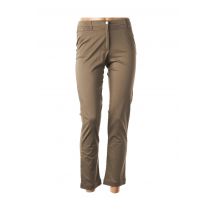CHRISTINE LAURE - Pantalon 7/8 marron en coton - Femme - Taille 36 - Modz