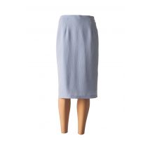 JEAN DELFIN - Jupe mi-longue bleu en polyester - Femme - Taille 40 - Modz