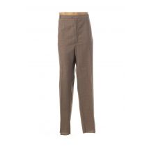 FRANCOIS DEGASNES - Pantalon droit beige en polyester - Homme - Taille 68 - Modz