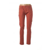 KALISSON - Pantalon slim orange en coton pour femme - Taille 42 - Modz