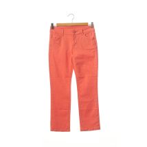 C'EST BEAU LA VIE - Pantalon 7/8 orange en coton - Femme - Taille 34 - Modz