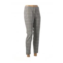 YAYA - Pantalon 7/8 bleu en polyester - Femme - Taille 42 - Modz