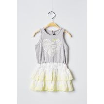 CATIMINI - Robe mi-longue gris en coton - Fille - Taille TU - Modz