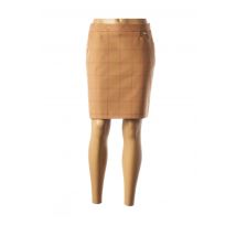 COMMA - Jupe courte beige en polyester pour femme - Taille 44 - Modz