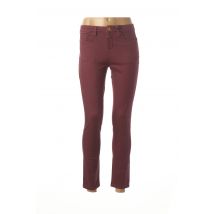 DEELUXE - Jeans coupe slim rouge en coton pour femme - Taille 34 - Modz