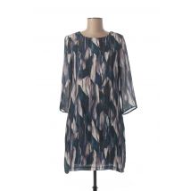 COTTON BROTHERS - Robe mi-longue bleu en polyester - Femme - Taille 34 - Modz