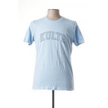 KULTE - T-shirt bleu en coton pour homme - Taille S - Modz