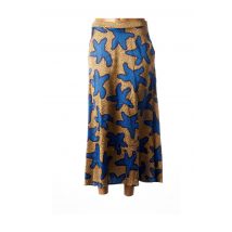 NIU - Jupe longue bleu en soie - Femme - Taille 34 - Modz