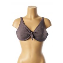 OLYMARE BY SIRENA STYLING - Haut de maillot de bain gris en polyamide - Femme - Taille 40 - Modz