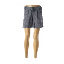ORFEO - Short bleu en lin - Femme - Taille 36 - Modz