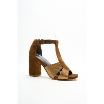 STRATEGIA - Sandales/Nu pieds marron en cuir - Femme - Taille 36 - Modz