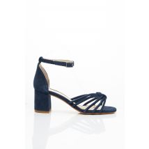 ROSEMETAL - Sandales/Nu pieds bleu en cuir pour femme - Taille 36 1/2 - Modz