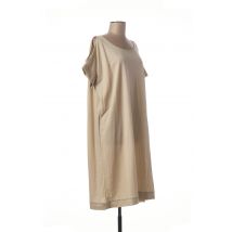 G!OZE - Robe mi-longue beige en viscose pour femme - Taille 38 - Modz