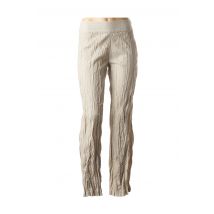 MAIS IL EST OU LE SOLEIL - Pantalon droit vert en polyester - Femme - Taille 34 - Modz