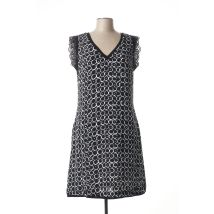 LILI & CAROLINE - Robe mi-longue noir en viscose - Femme - Taille 38 - Modz