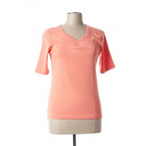 SIGNATURE - T-shirt orange en coton pour femme - Taille 36 - Modz