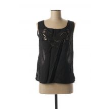 DIXIT - Top noir en viscose - Femme - Taille 40 - Modz