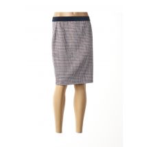 SIGNATURE - Jupe mi-longue bleu en polyester - Femme - Taille 38 - Modz