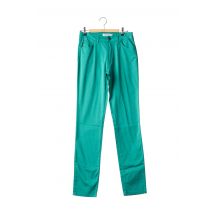 BARILOCHE - Pantalon slim vert en coton - Femme - Taille 36 - Modz