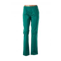 BARILOCHE - Pantalon slim vert en coton pour femme - Taille 46 - Modz