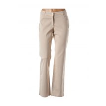 DIXIT - Pantalon slim beige en coton - Femme - Taille 42 - Modz