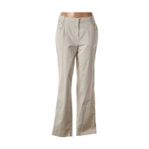 PIONEER - Pantalon droit gris en coton - Femme - Taille 52 - Modz