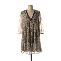 TEDDY SMITH - Robe courte marron en polyester - Femme - Taille 40 - Modz