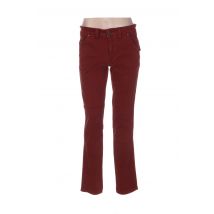 MY PANTS - Jeans coupe droite rouge en coton - Femme - Taille 34 - Modz