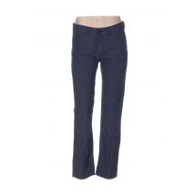 DENIMOOD - Pantalon droit bleu en coton - Femme - Taille 34 - Modz