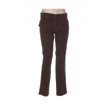 MY PANTS - Jeans coupe droite marron en coton - Femme - Taille 34 - Modz