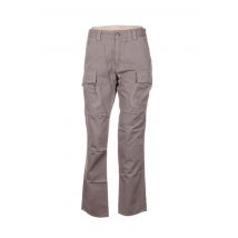 MY PANTS - Pantalon droit marron en coton - Femme - Taille 36 - Modz